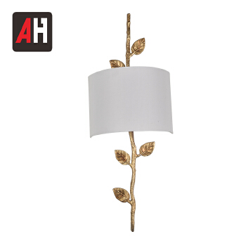 New products classic design hotel G9 reading wall lamp with cloth lampshade